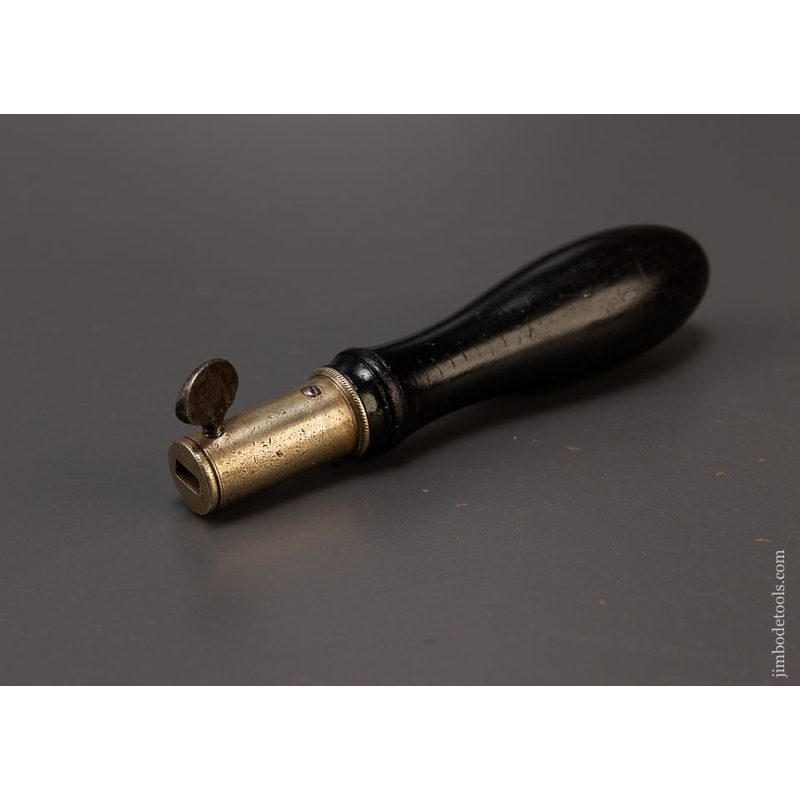 Rare HOLTZAPFFEL Type Ebony Tool Handle for Ornamental Turning Tools – EXCELSIOR 108675