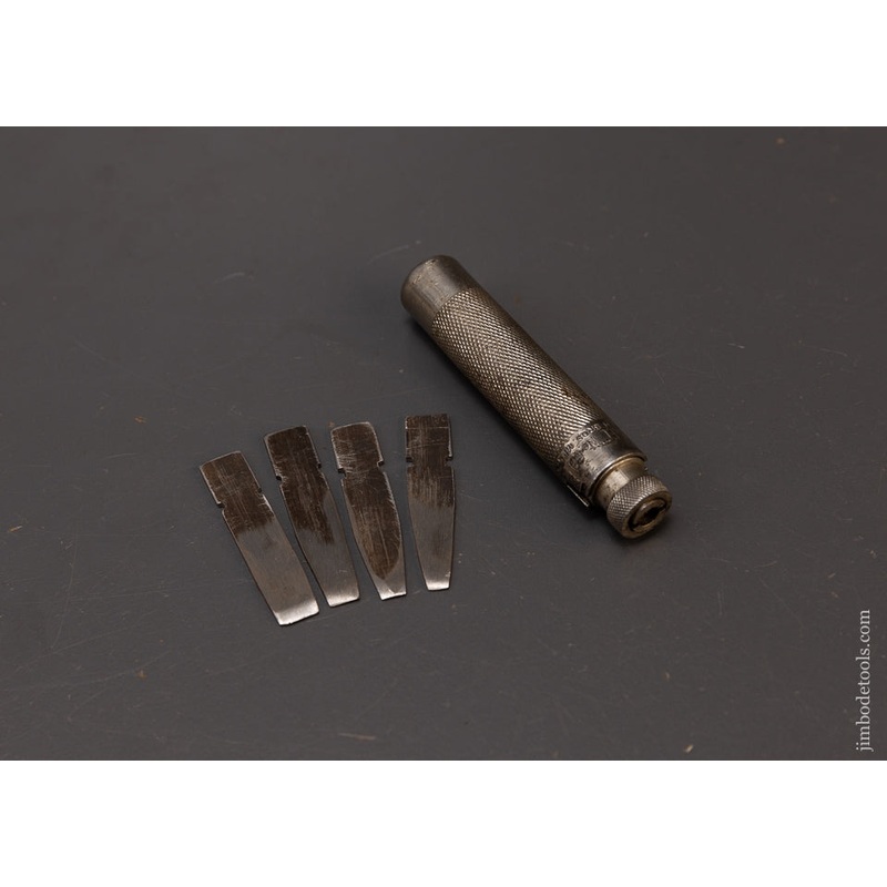 Rare NORTH BROS. YANKEE No. 60 Pocket Magazine Screwdriver with 4 Bits – 108692