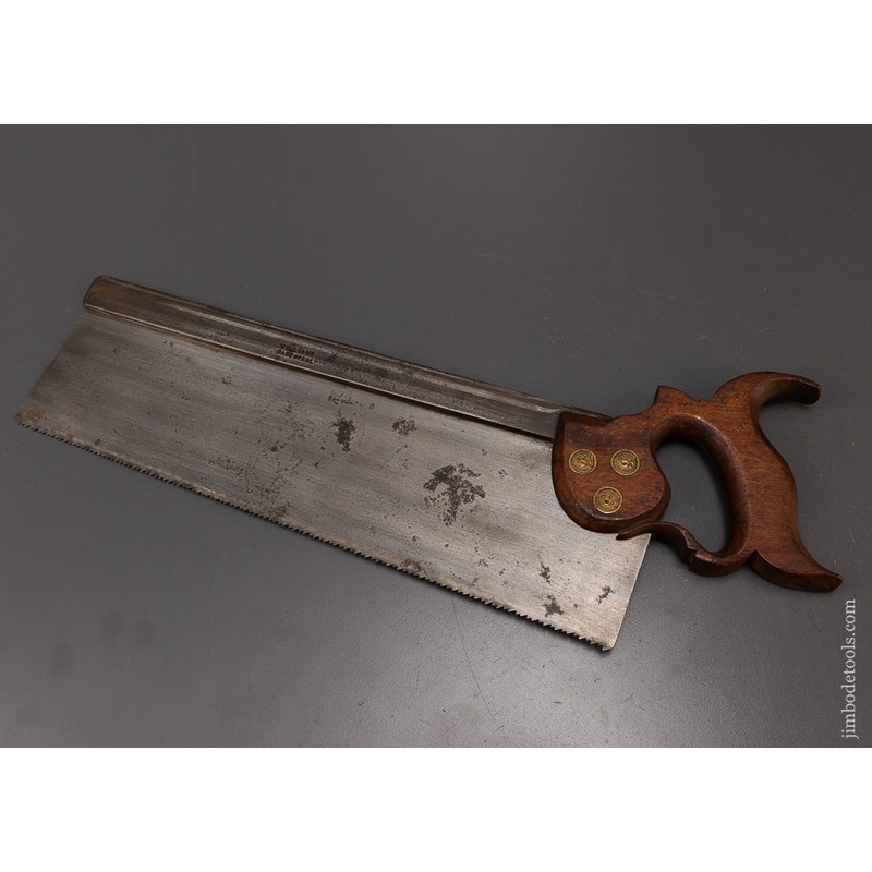 Rare WILLIAMS (LEWIS, E.W. GROTON MASS ca. 1889) Carcass Saw – 108938