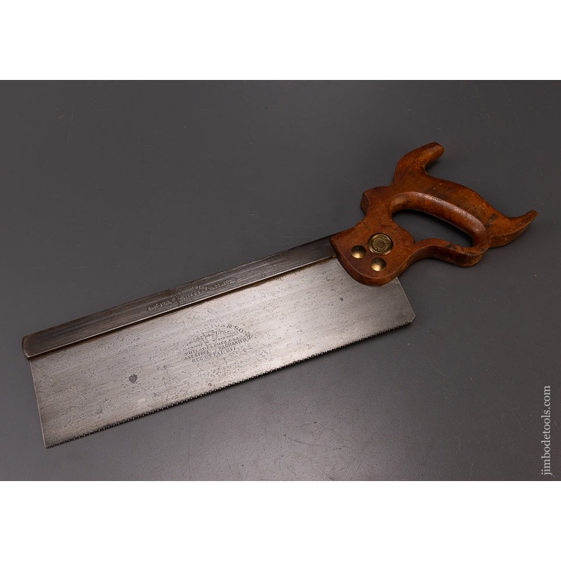 Really Fine DISSTON No. 4 Back Saw – 108665