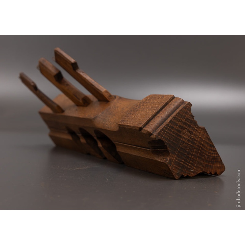 Spectacular Triple Iron Crisp Complex Moulding Plane by JAN NOOITGEDAGT – EXCELSIOR 108892