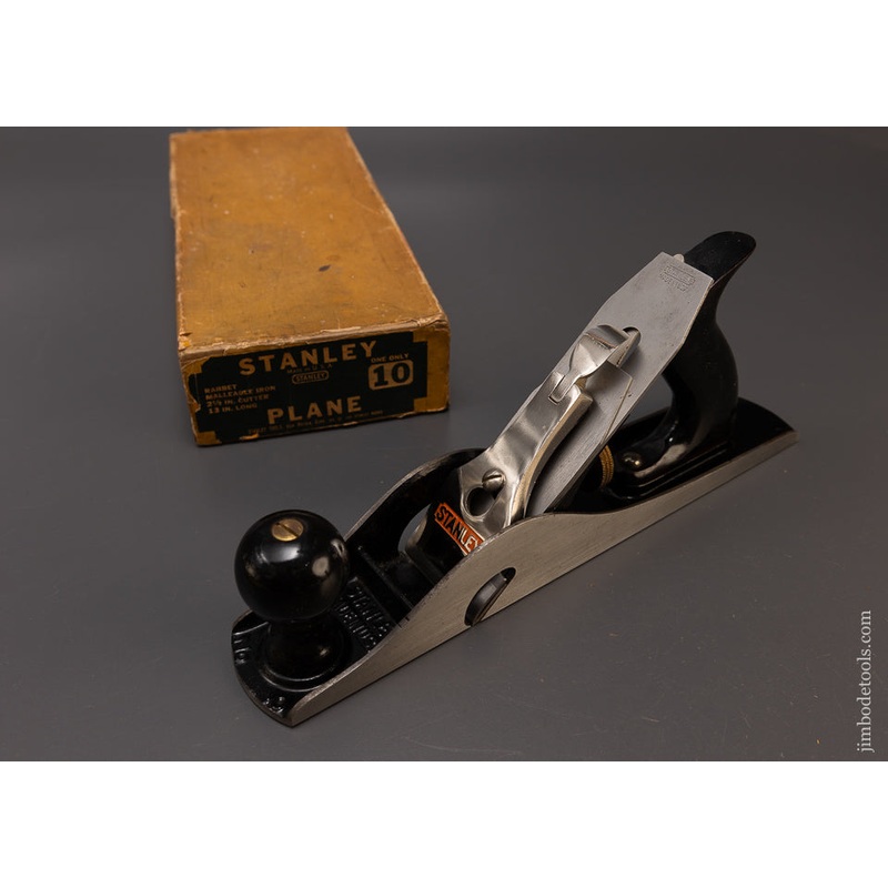 STANLEY No. 10 Rabbet Plane Mint in Original Box – 108990