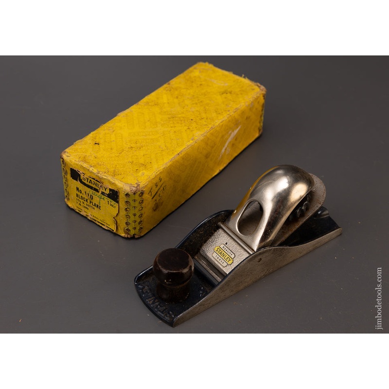 STANLEY No. 110 Block Plane Near Mint in Box – 108852