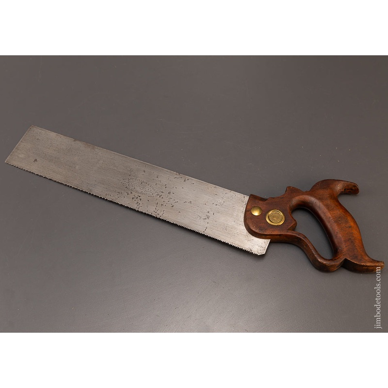 Rare DISSTON Spineless Back Saw – 109181