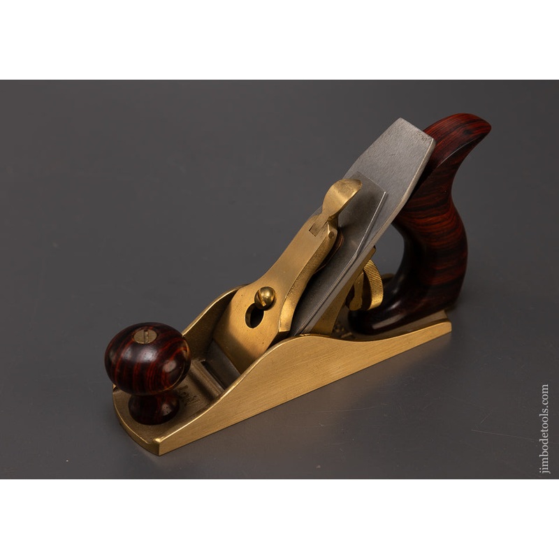 Rare LIE NIELSEN Bronze No. 1 Smooth Plane with COCOBOLO Handles — 108726