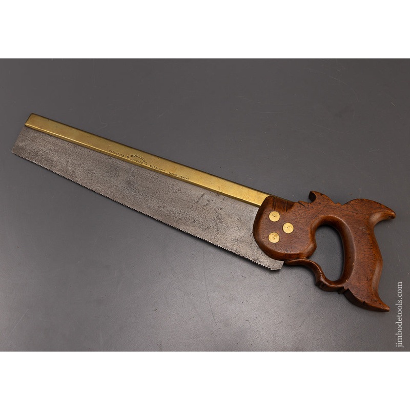 Rare E. DOWNES & CO. NEW YORK Back Saw – 109261