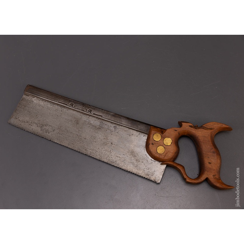Rare & Early BUELER & HOWARD PHILADA Double Eagle Back Saw – 109335