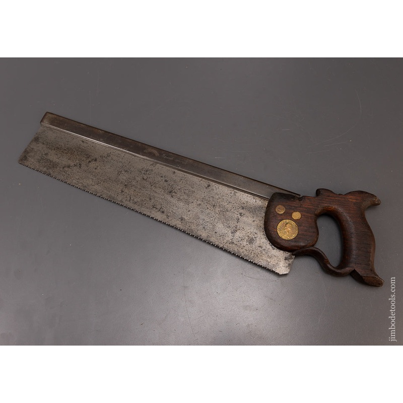 Rare GEORGE WASHINGTON Coin Medallion English Export Back Saw – 109442