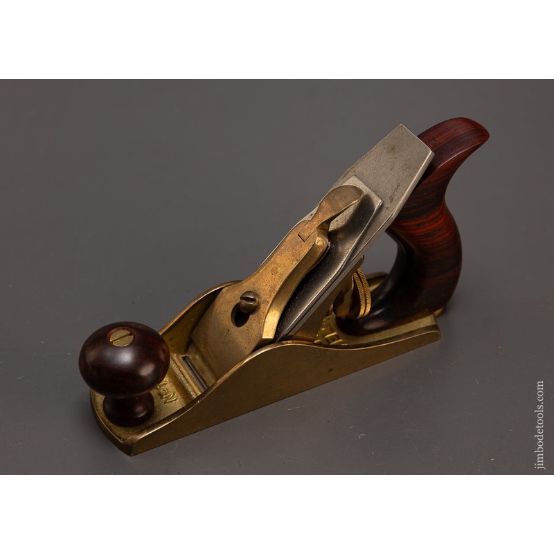 Rare LIE NIELSEN No. 1 Bronze Smooth Plane with Cocobolo Handles – 109273 – AS OF OCT 18