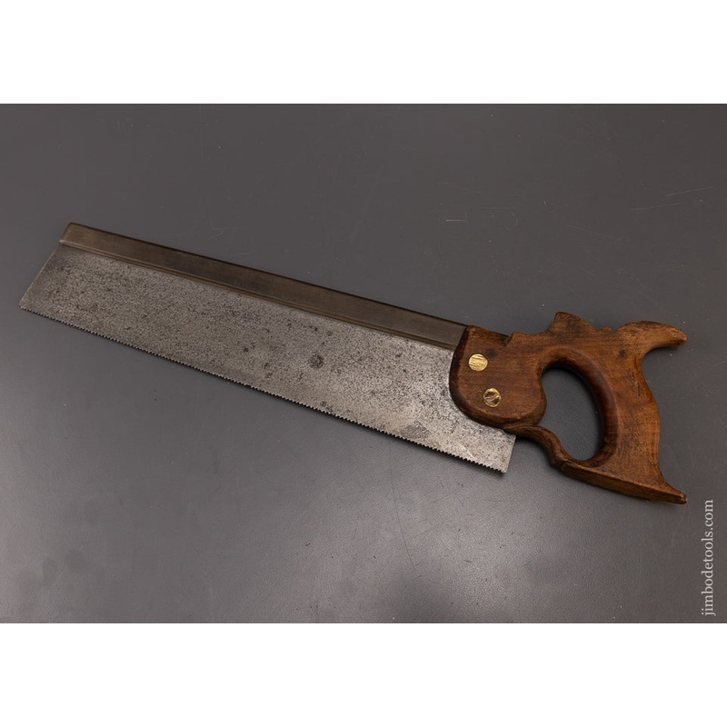 Rare R. WILLIAMSON German Steel Tenon Saw Cincinnati, Ohio Ca. 1839-40 – 109316