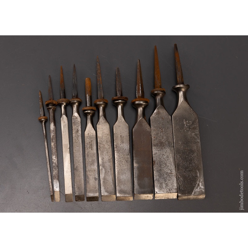 Set of 10 TITAN AUSTRALIA Mortise Chisels –  109030