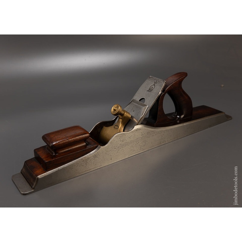 Spectacular NORRIS No. 1 Jointer Plane Dovetailed Steel with Rosewood Infill 21 1/2 Inch – EXCELSIOR 109404 – AS OF OCT 29