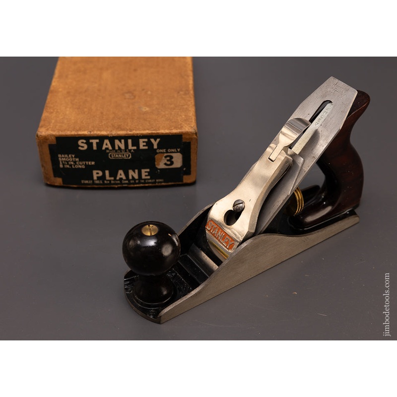 STANLEY No. 3 Smooth Plane Mint in Box – 109387