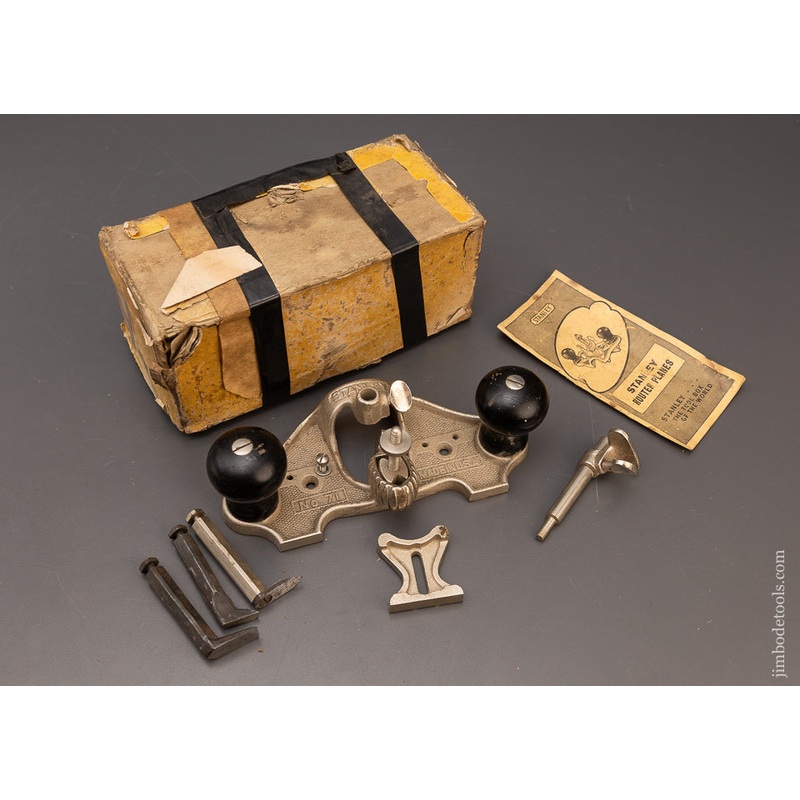 100% Complete STANLEY No. 71 Router Plane Near Mint in Box – 116490