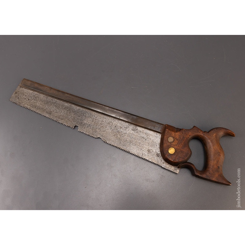 Rare I. DANA & CO. UTICA Back Saw – 109455