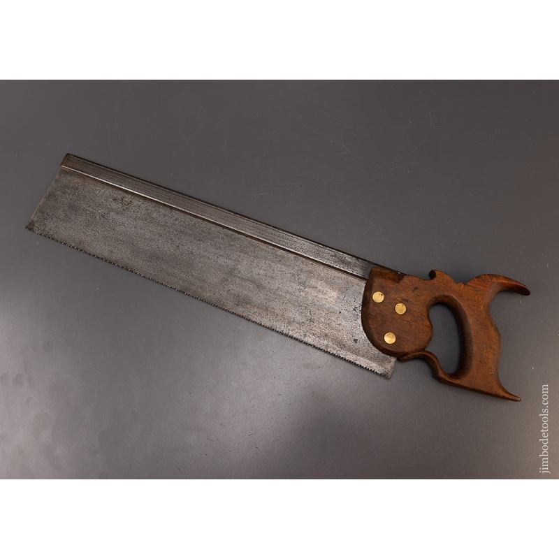 Rare OAKELY & FOX Ca. 1828 NEW YORK 18 Inch Back Saw – 109454