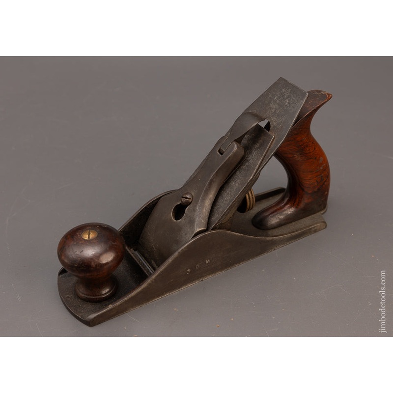 Rare Type 2 STANLEY No. 4 Smooth Plane with Solid Nut & Cap – 116511