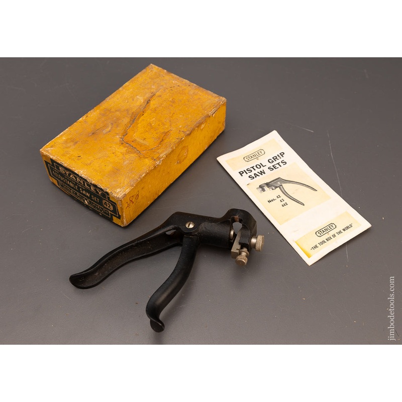 STANLEY No. 42X Adjustable Saw Set Mint in Box – 116481