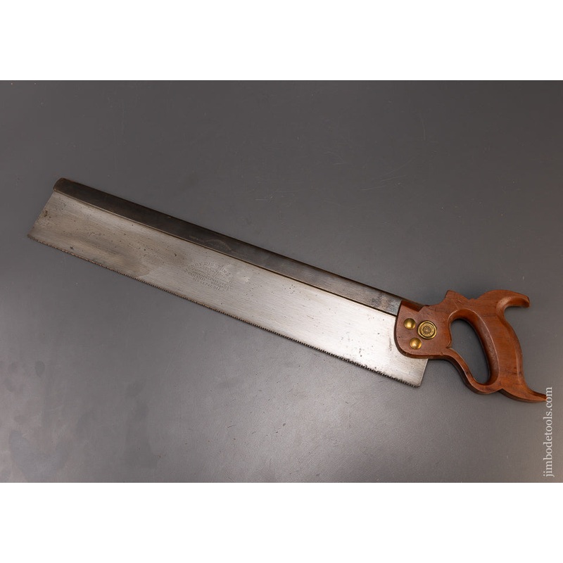 Rare & Fine DISSTON 2 1/2 x 20 Inch Miter Box Saw – 109465