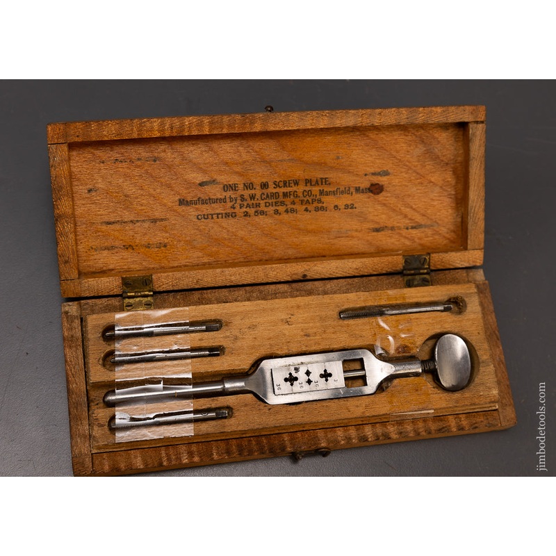 SIMON W. CARD 1830-99 Tap & Die Set – 109065