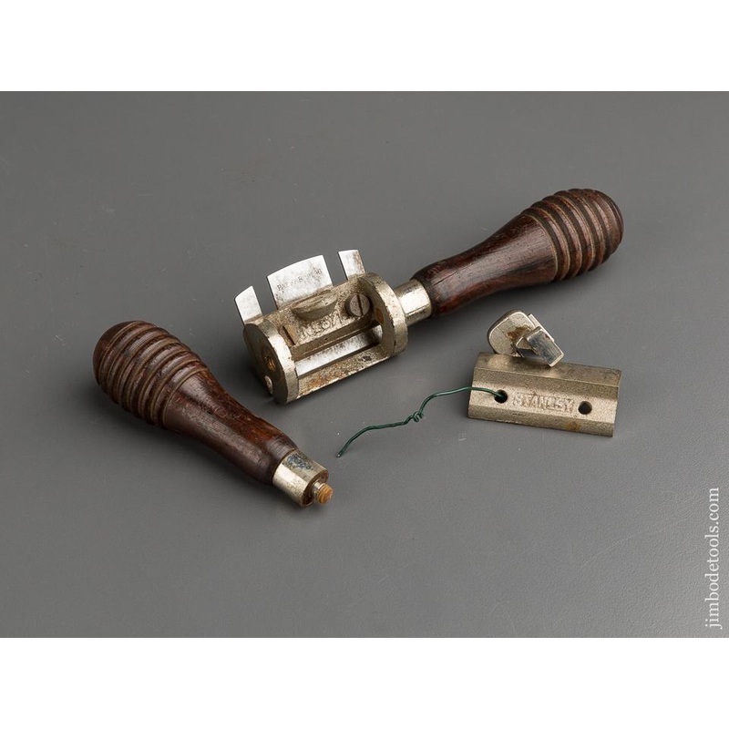 STANLEY No. 67 Universal Spoke Shave 100% COMPLETE with Both Bottoms and Fence — 79082