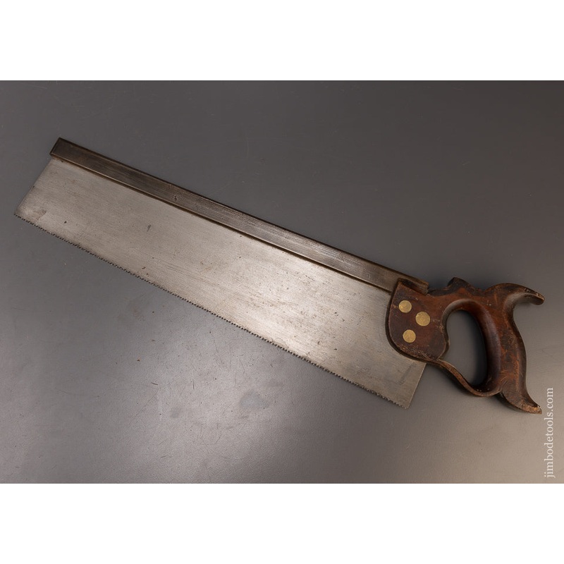 Very Rare J. NICHOLS PHILA 18 Inch Back Saw – 109558