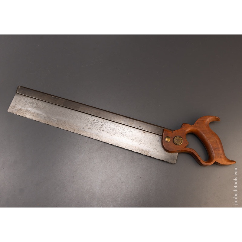 Rare 2 x 16 Inch DISSTON LANGDON Miter Box Saw – 109535