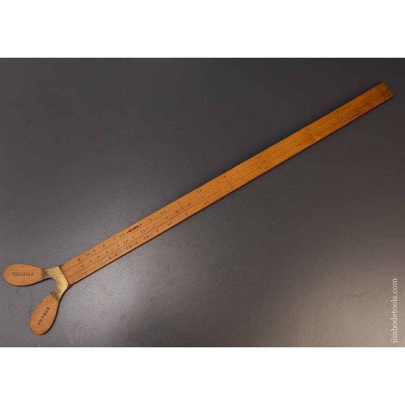 Rare Boxwood Rule ORTHOS POINTER – 109235
