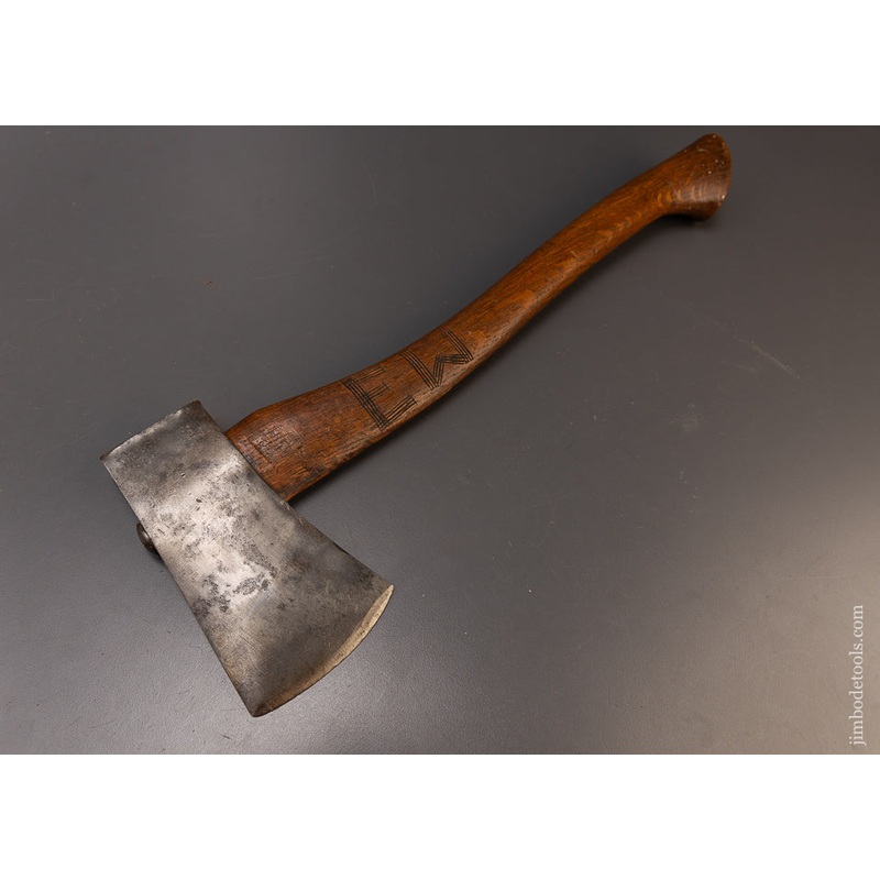 Rare C.A.C. AXE CO. HOLBROOK, MA. JONES PATENT MAR. 9, 1909 Hunting Axe – 109693