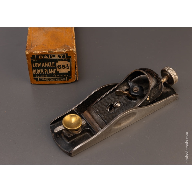 STANLEY No. 65 1/2 Low Angle Block Plane in Original Box – 109705