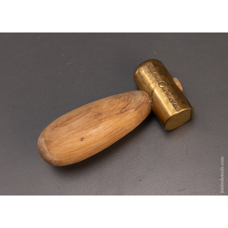Rare & Discontinued GLEN DRAKE #1 Chisel Hammer Brass Mallet – 109902
