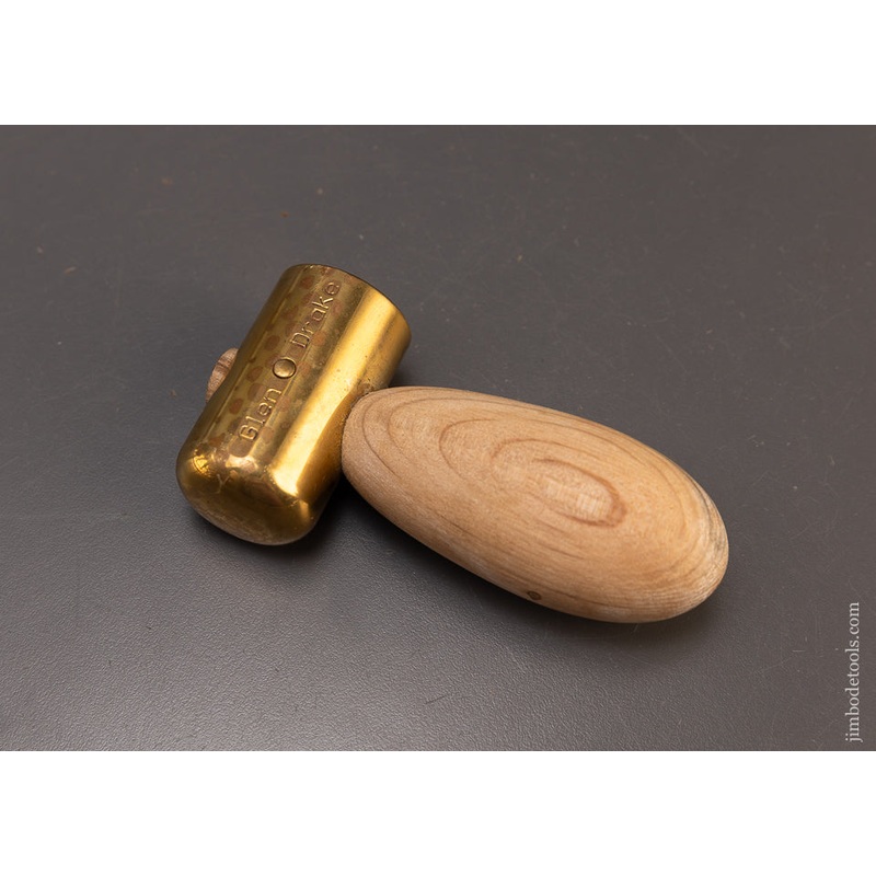 Rare & Discontinued GLEN DRAKE #4 Chisel Hammer Brass Mallet – 109897