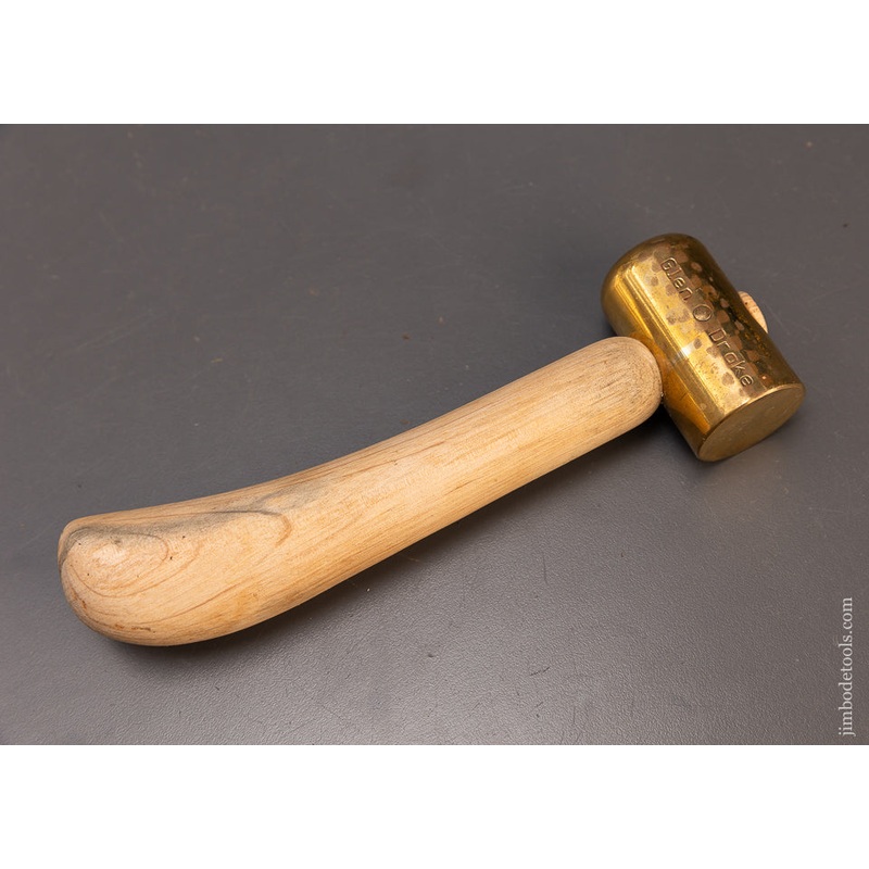 Rare & Discontinued GLEN DRAKE #4  Chisel Hammer Brass Mallet – 109898