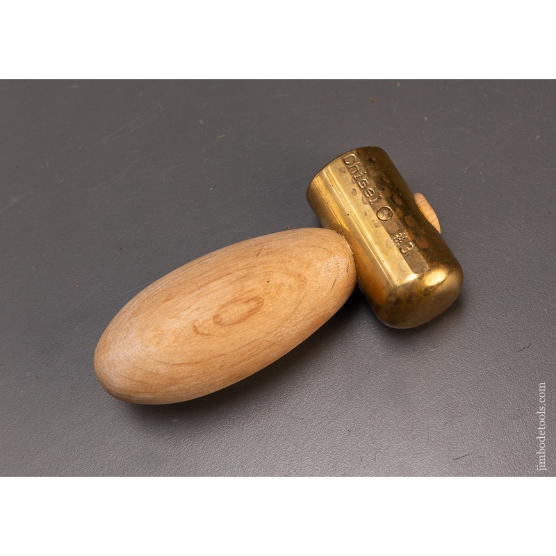 Rare & Discontinued GLEN DRAKE Chisel Hammer Brass Mallet – 109896