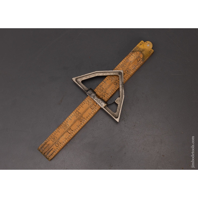 Rare STANLEY No. 2 Three Angle Rule Tool — 107121