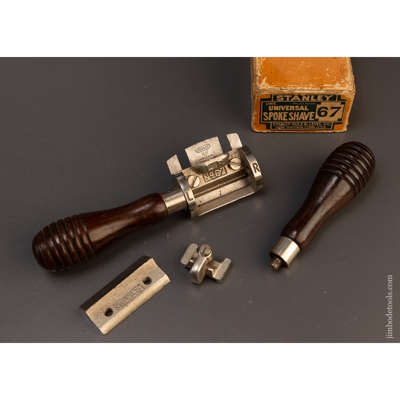 STANLEY No. 67 Spokeshave Mint in Box 100% Complete – 110001