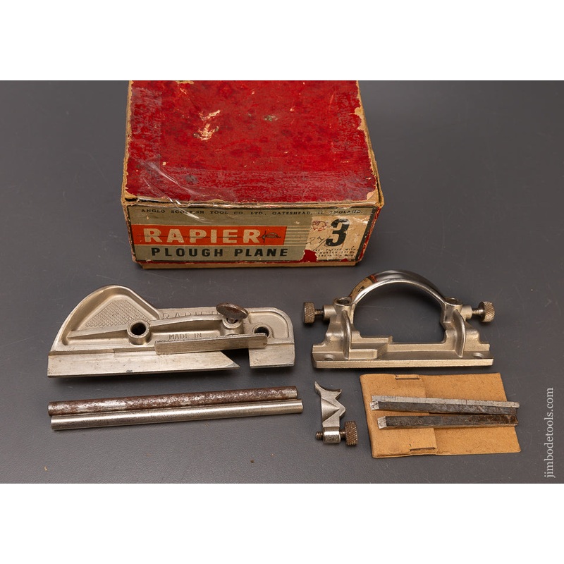100% Complete RAPIER No. 3 Plough Plane Near Mint in Original Box – 109657