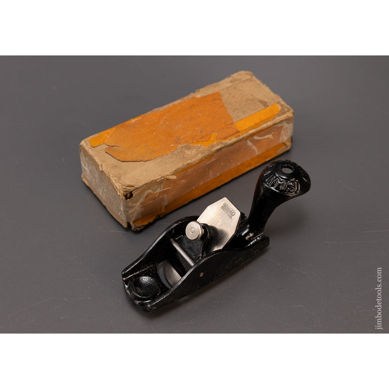 STANLEY No. 100 1/2 Squirrel Tail Handle Block Plane Mint in Box – 110117