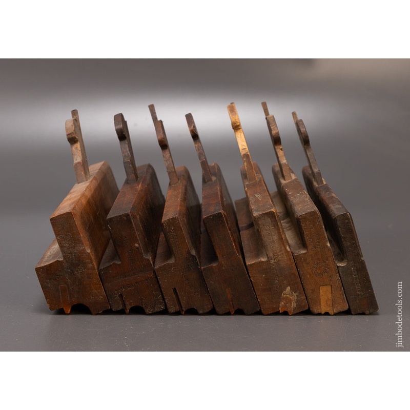 Working Graduated Set of 7 Side Bead Moulding Planes – 110381