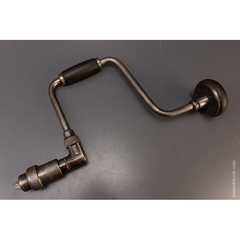 14 Inch MILLERS FALLS No. 77 Heavy Duty Bit Brace Rosewood Handles – 110269