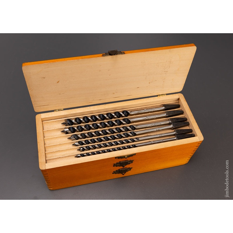 Rare FAST BORING Set of RUSSELL JENNINGS Bits in Original 3 Tier Box – 110323