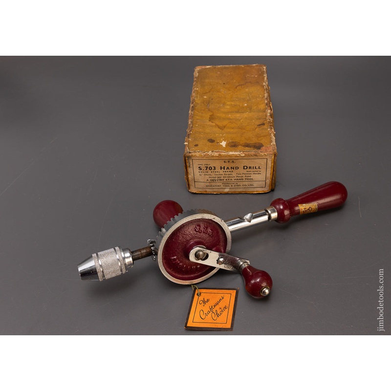 S.703 And Drill STOCKPORT TOOL & STEEL CO. Mint in Box – 110297