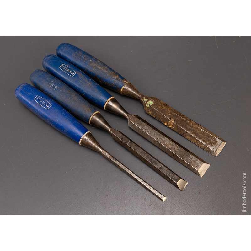 Set of 4 MARPLES Chisels 1/4 to 1 Inch – 109798