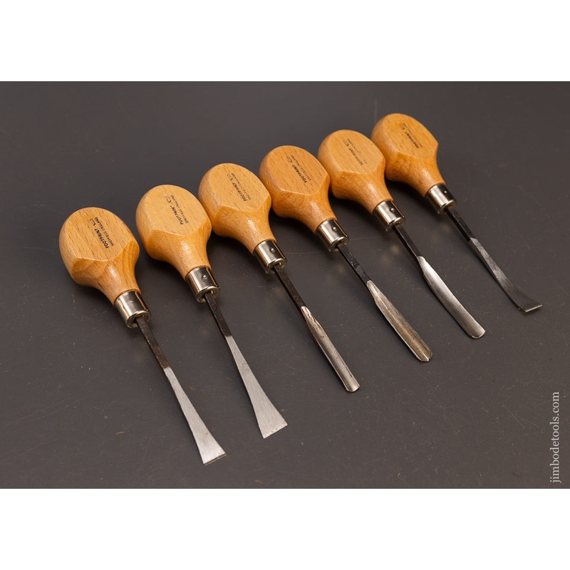 Set of 6 Mint Unused FOOTPRINT Carving Tools – 109791