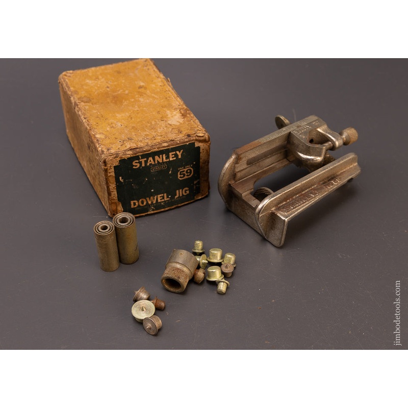STANLEY No. 59 Doweling Jig 100% Complete in Box – 110361