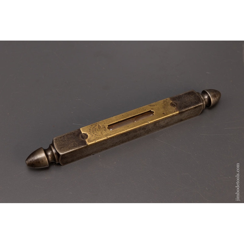 Very Rare Type One STANLEY No. 45 Iron Level with Acorn Finials – EXCELSIOR 110215 – AS OF JAN 12
