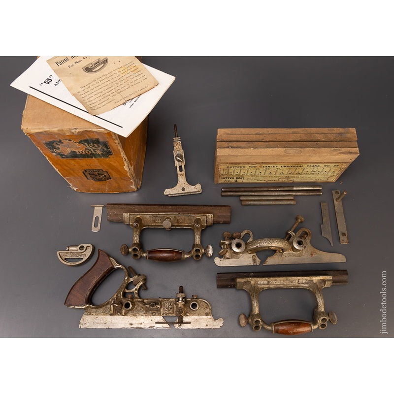 100% Complete STANLEY No. 55 Combination Plane  110143