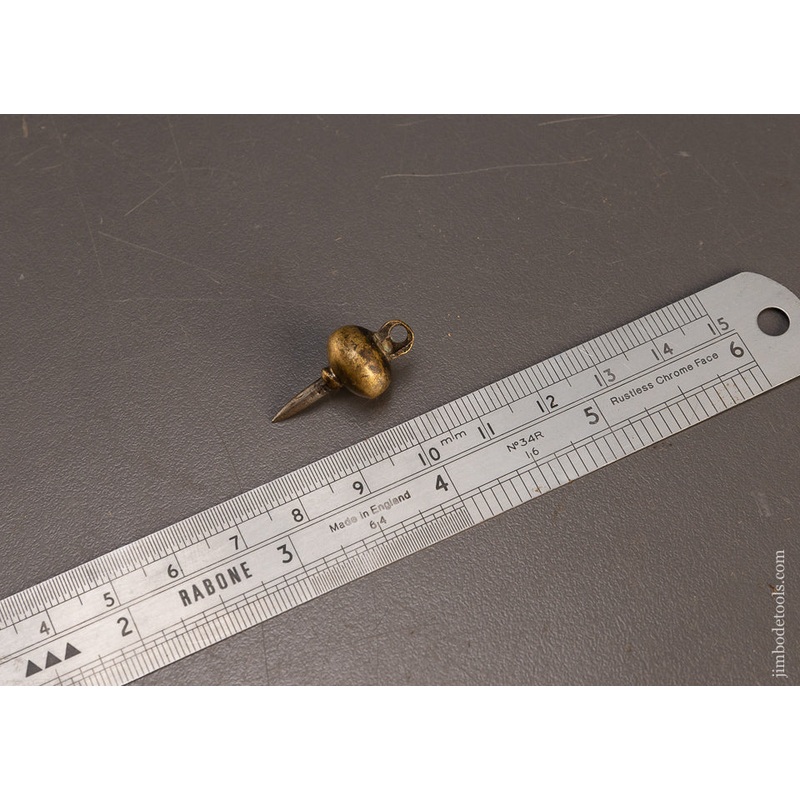 Tiny 1 Inch Brass Plumb Bob – 110337