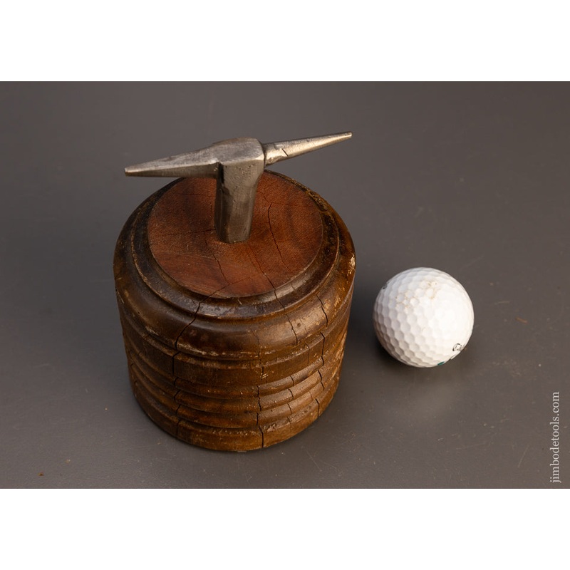 Watch Makers or Jewelers Anvil on Fancy Wooden Base – 110429