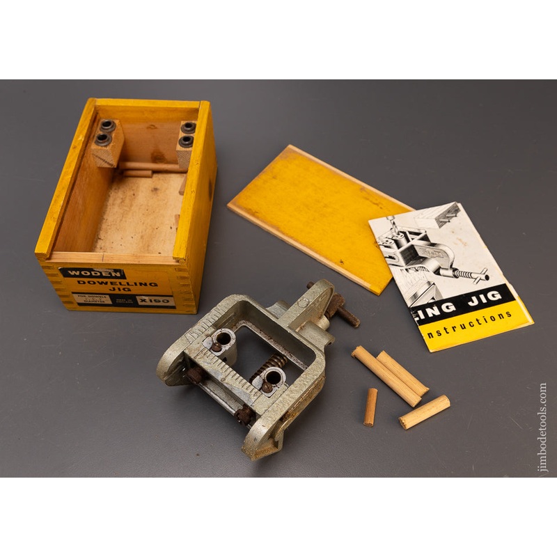 WODEN No. X190 Dowelling Jig 100% Complete in Original Box – 110448